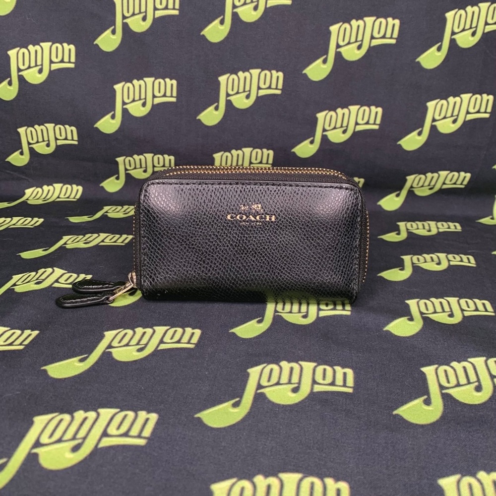 Coach Double Zip Coin Case